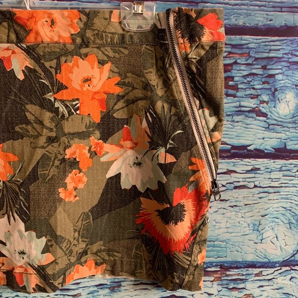 Bench "Home Time" Floral Denim Mini Skirt - Picture 3 of 5